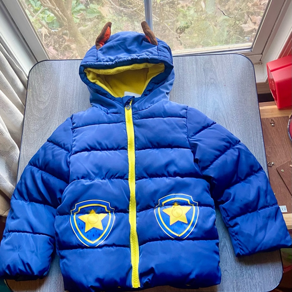Paw Patrol Blue Jacket with Yellow Accents